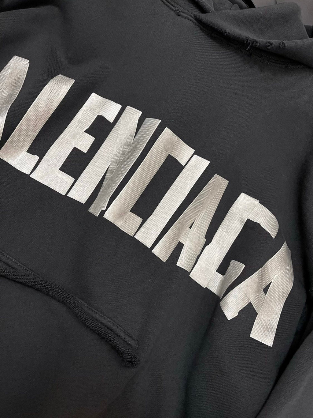 Balenciaga Logo Print Hooded Long Sleeve Sweatshirt #324922