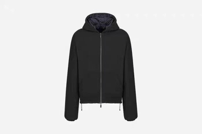 Dior Men's Fashion Casual CD Double Sided Hooded Zipper Long-Sleeve Sports Jacket #78595