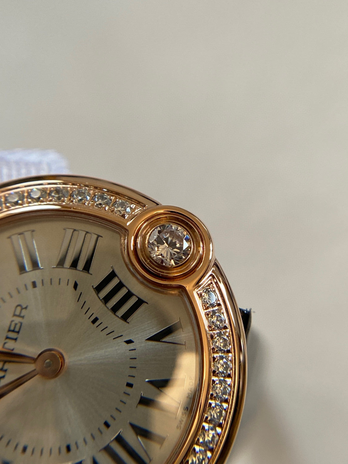 Cartier Black Strap Decorative Watch #21921