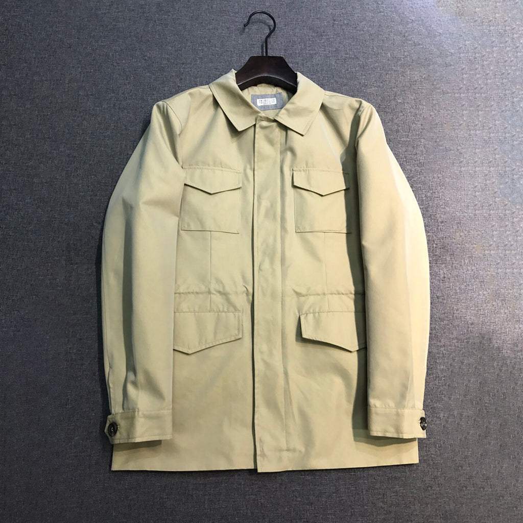 Brunello Cucinelli Men's Solid Color Lapel Spring & Autumn Long Sleeve Lightweight Shirt Style Jacket Ngvp #1375