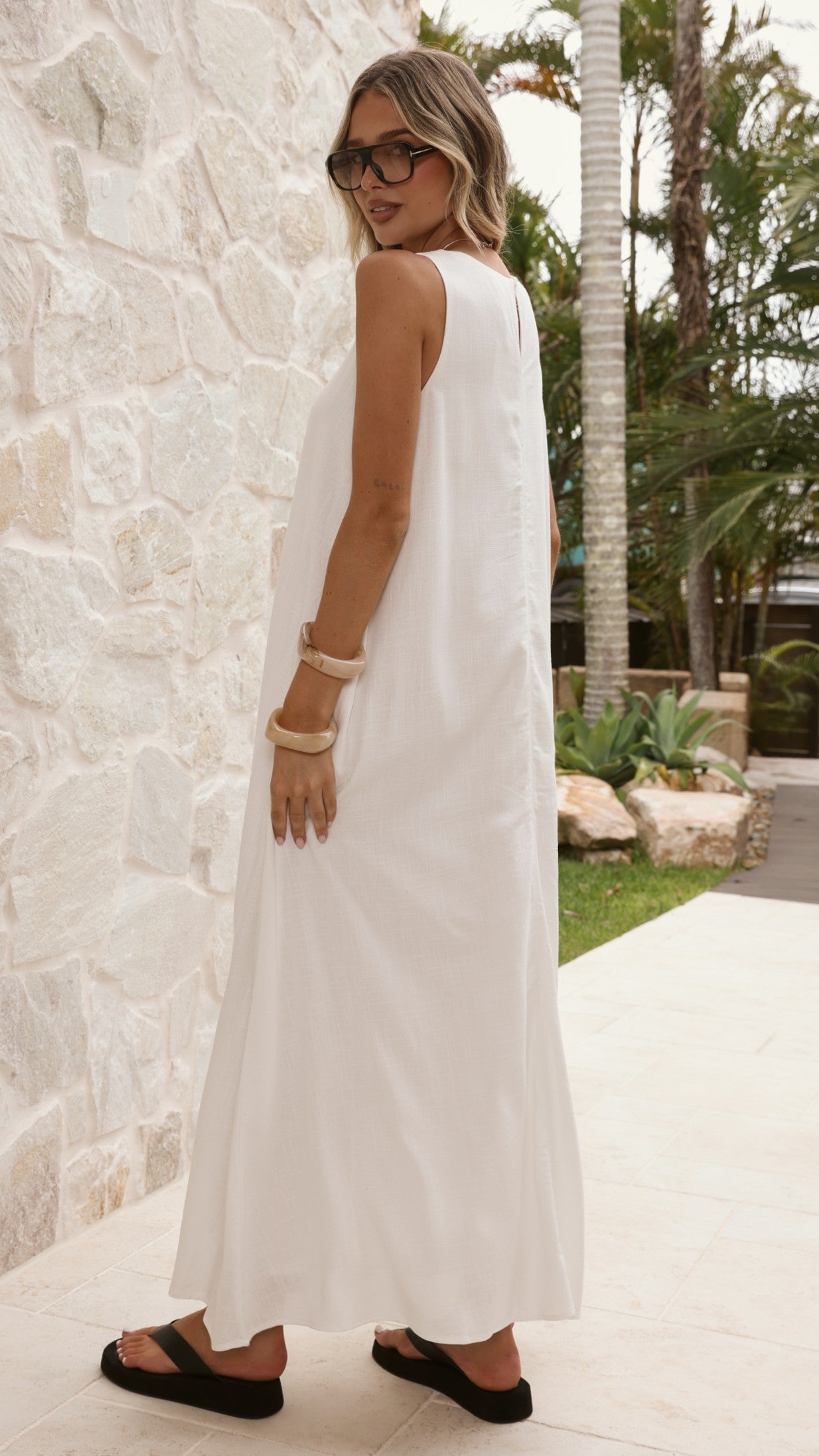 Mylah Maxi Dress - White