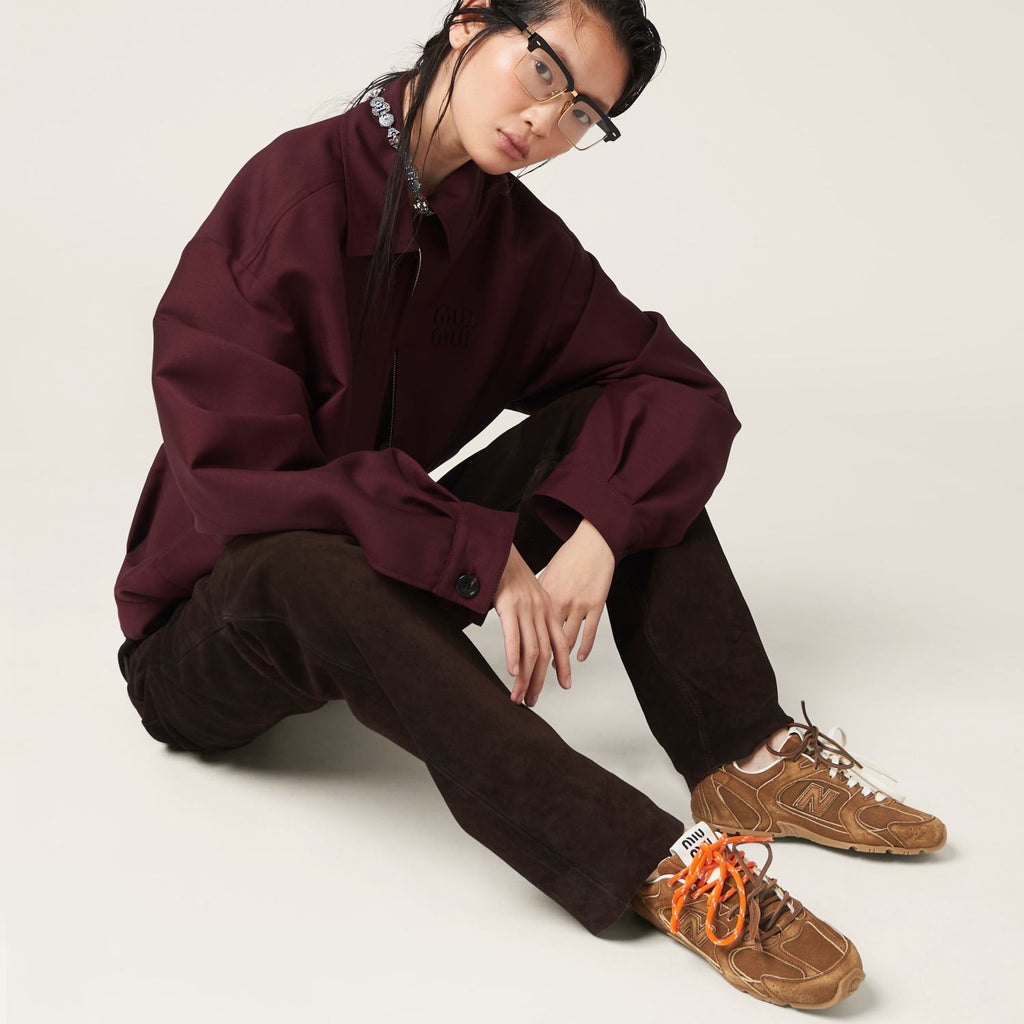 New Balance X Miu Miu 530 Sl Leather Sneakers #336509