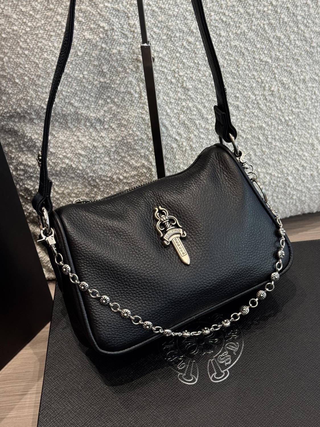 Chrome Hearts Women's Solid Silver Accent Tote Underarm Shoulder Bag Bags #75647