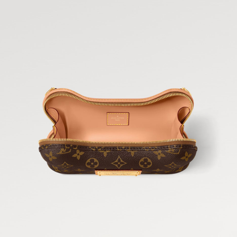 Louis Vuitton Women's BONE Mini Handbag Adjustable Detachable Shoulder Strap Logo Solid Color Leather Crossbody Bag Bags M12615 #81164