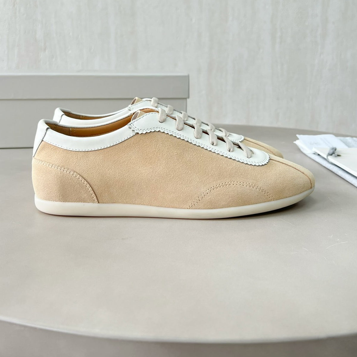 Brunello Cucinelli  Men's Spring Summer Fashion Lace Up Sneakers Fashion High Street Comfortable Casual Flat Sports Shoes #76432