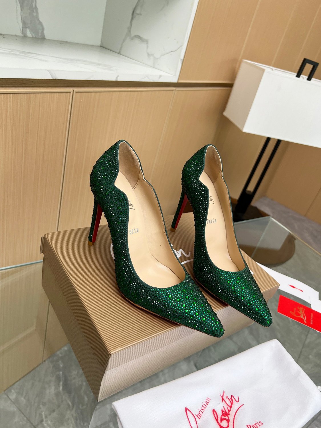Christian Louboutin Diamond High Heels #333781