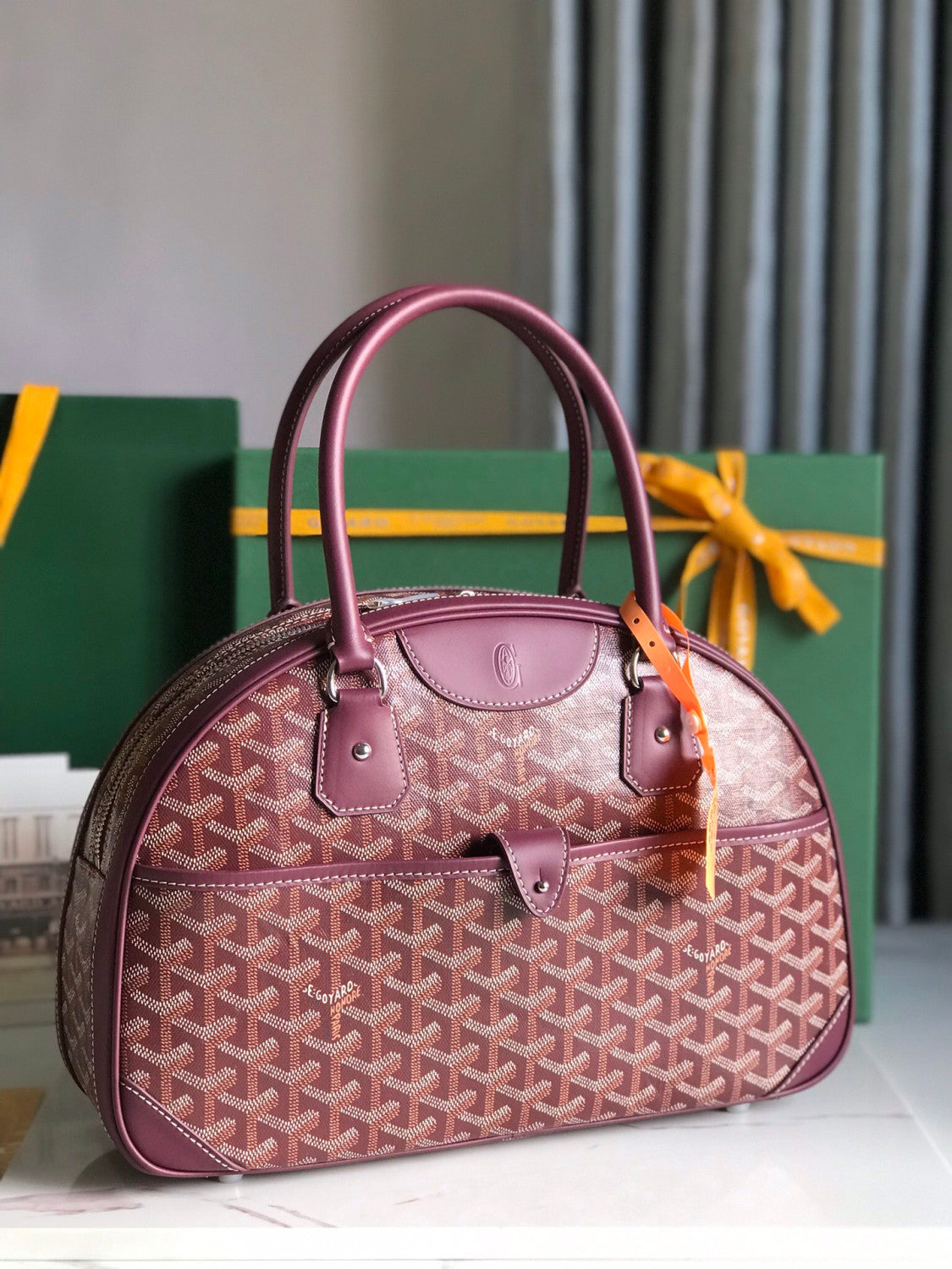 Goyard Large Bowling Bag Classic High-end Shoulder Bag Crossbody Bag Elegant Clutch Stylish Luxurious And Exquisite Bag Bags #196816