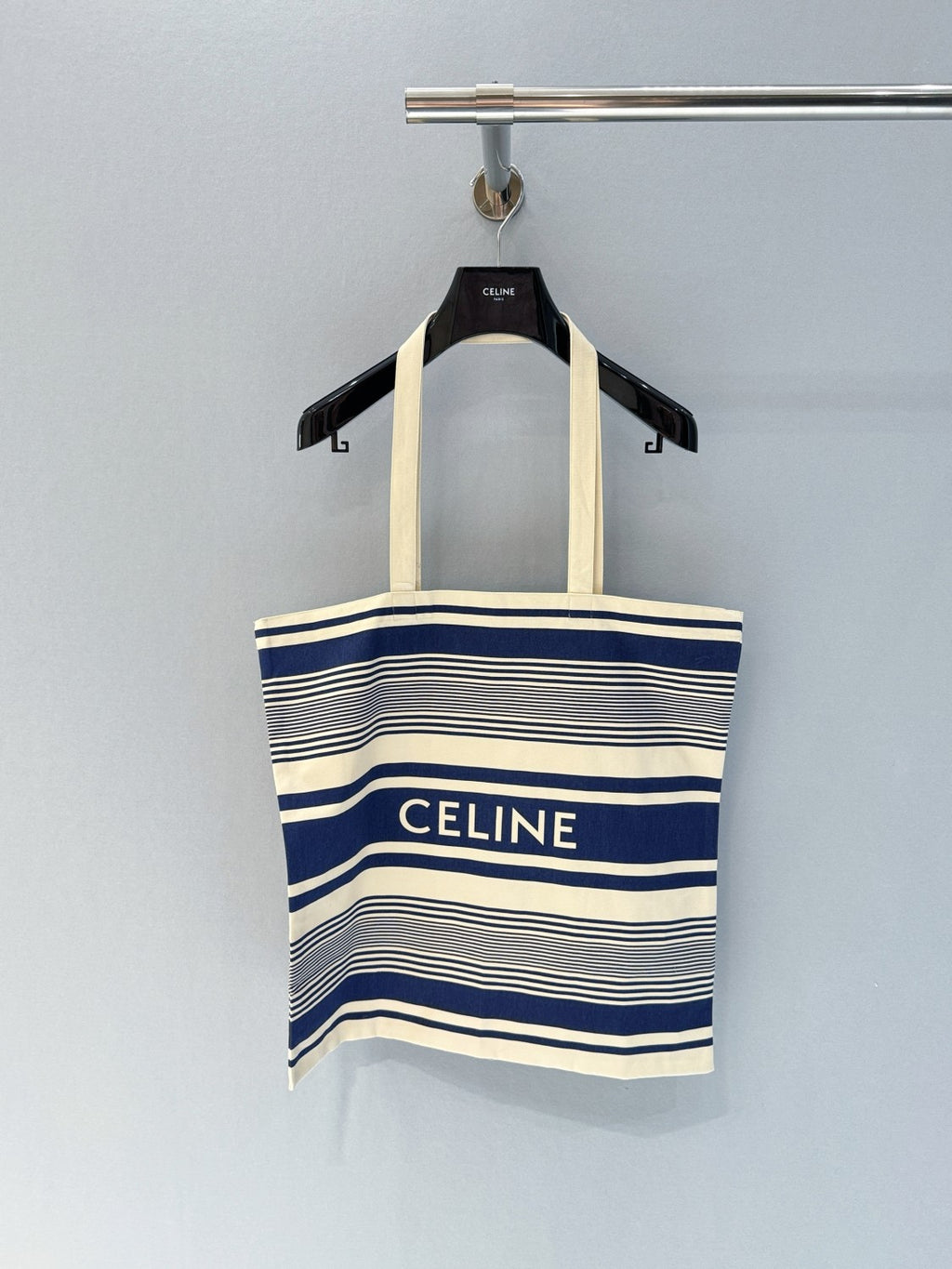 Celine Women's Striped Letter Print Casual Single Shoulder Tote Bag Bags (One Large and One Small Combination) #76985