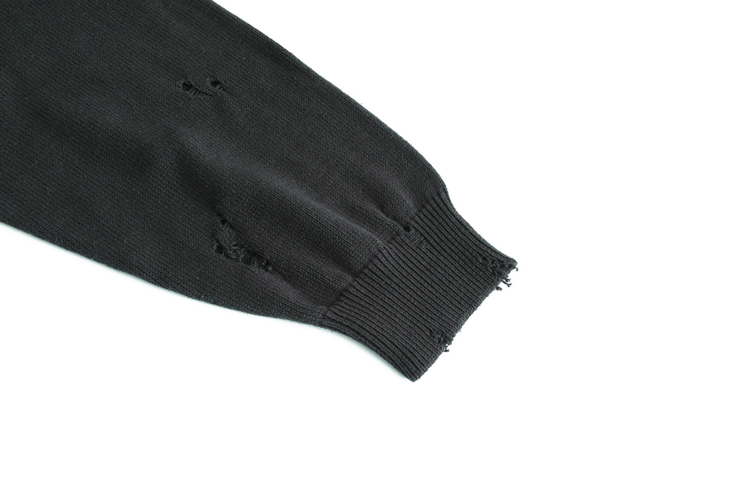 Maison Mihara Yasuhiro Spring/summer Fashion Casual Solid Color Hooded Zipper Embroidered Oversized Relaxed Patchwork Long Sleeve Knit Sweater Jacket #79498