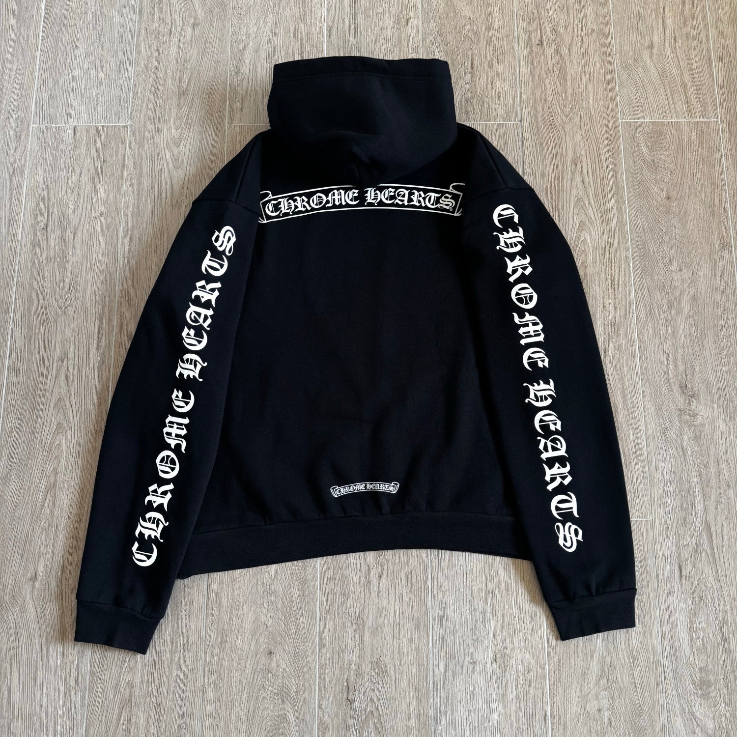 Chrome Hearts Sanskrit Letters on the Side Jacket Hooded Sweatshirt Pants #375726