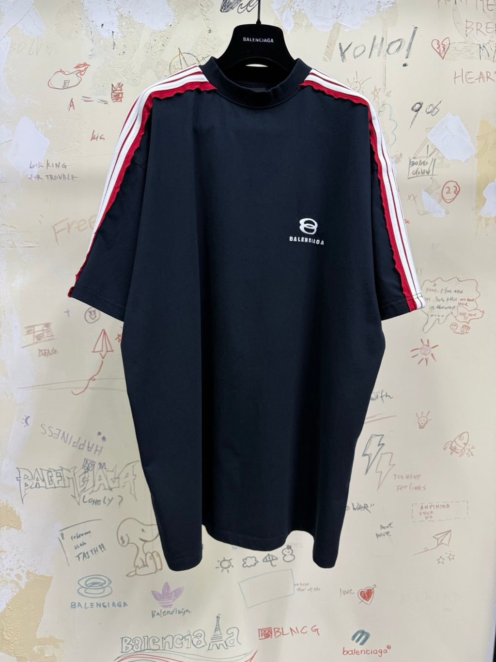Balenciaga UNITY SPORTS ICON Men's Summer Solid Color Crew Neck Cotton Short Sleeve Silhouette T-Shirt #77742