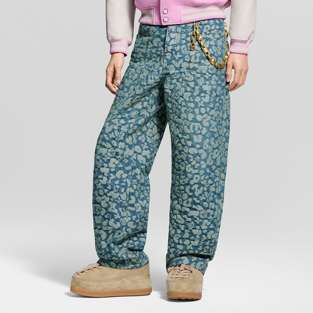 Louis Vuitton Jacquard Workwear Denim Pants 1AILS8 #335823
