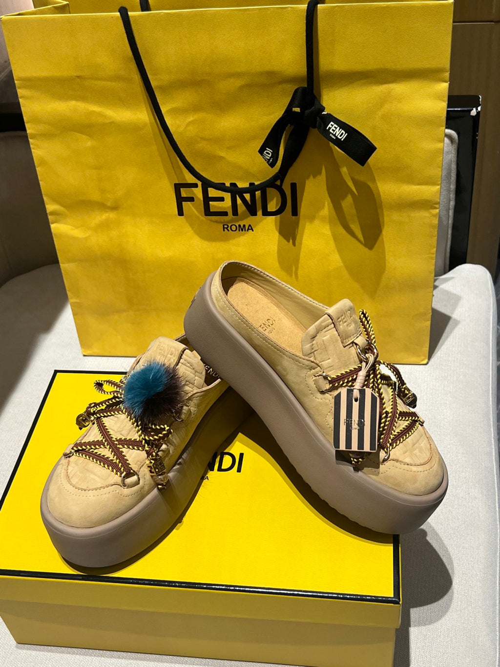 Fendi Apres Chic Leather Brown #335700