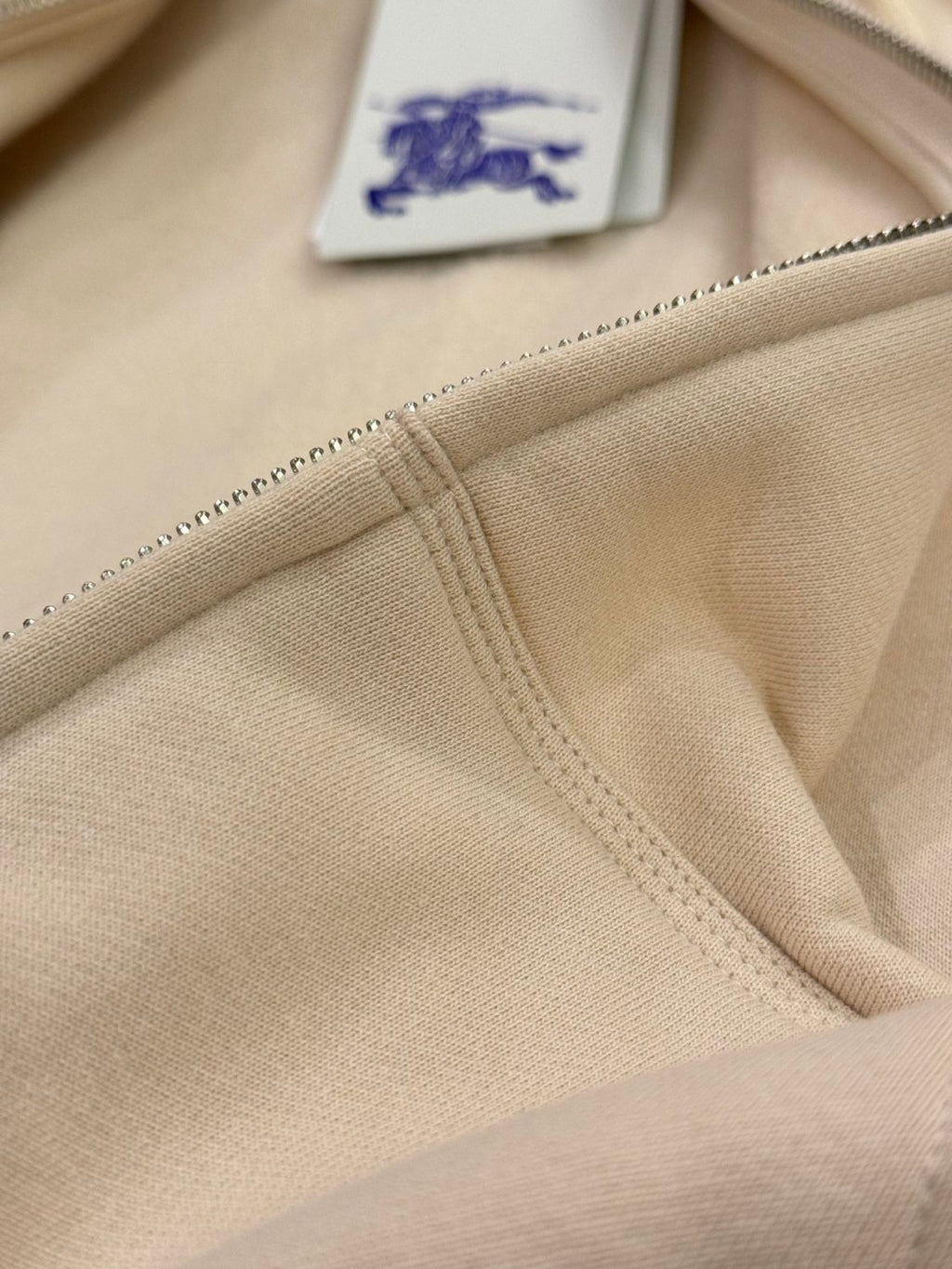 Burberry Men's Spring and Autumn Embroidery Pattern Printed Cotton Hooded Zipper Long Sleeve Jacket #74741