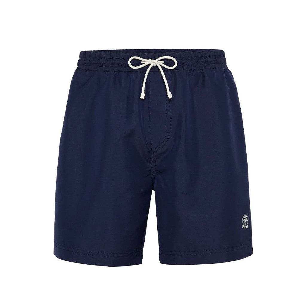 Brunello Cucinelli Men's Spring/Summer Fashion Solid Color Lace Up Casual Fit Swim Shorts Ngvp #8335