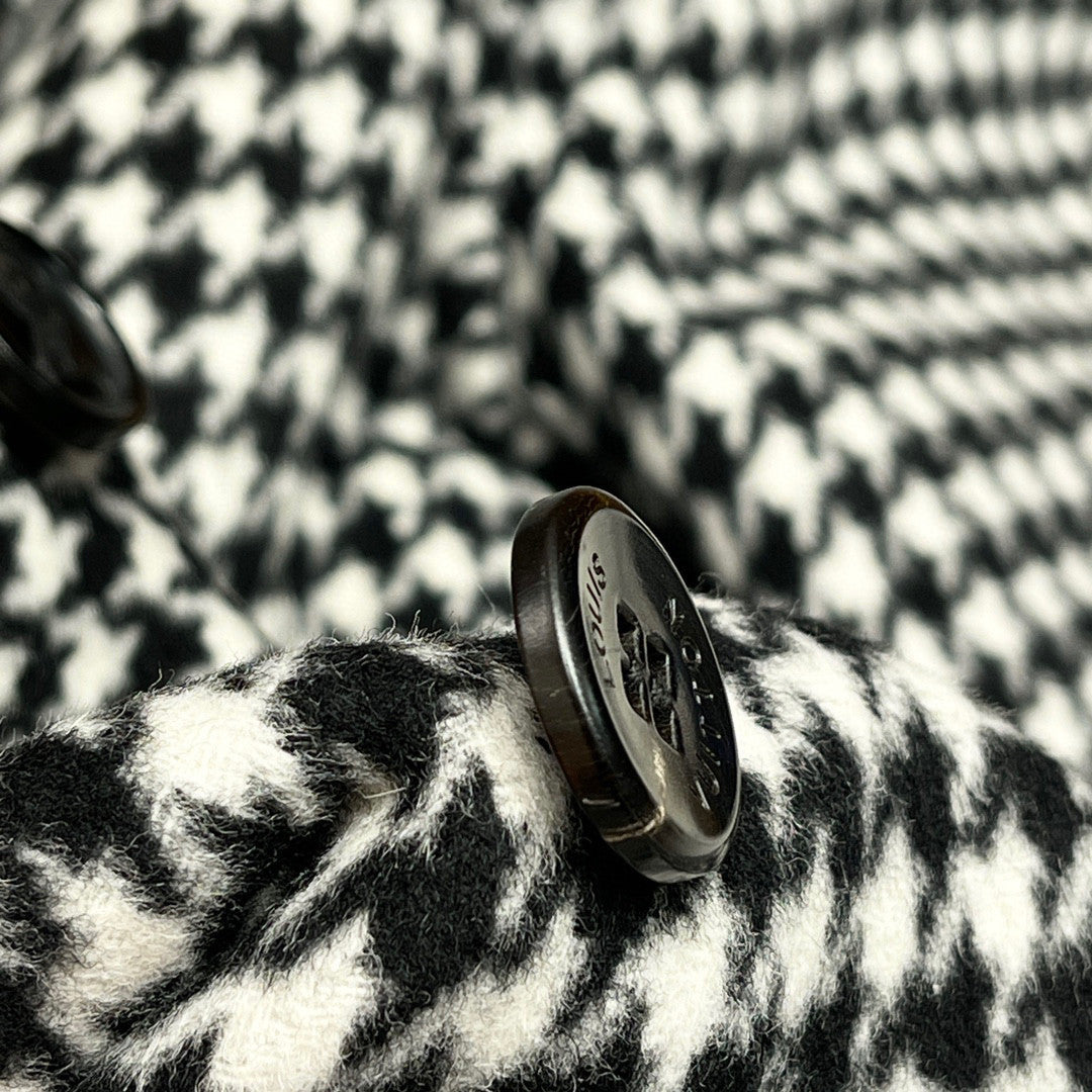 Louis Vuitton Thousand Bird Plaid Double Breasted Jacket Ngvp #6777