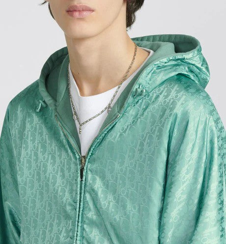 Dior Men's Fashion Casual CD Double Sided Hooded Zipper Long-Sleeve Sports Jacket #78595