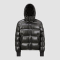 Moncler Men's Autumn and Winter Solid Color Nylon Waterproof Fabric Hooded Zipper Long Sleeve Puffer Down Jacket #73749