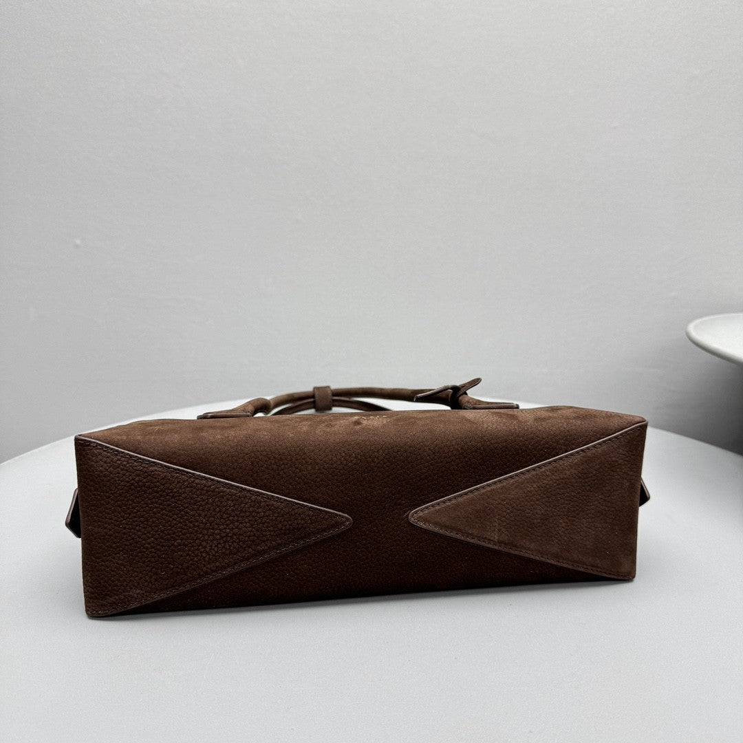 Alaia Le-Teckel Women's Goatskin Long Handle Handbag Solid Color Zipper Casual Shoulder Bag Bags #77835