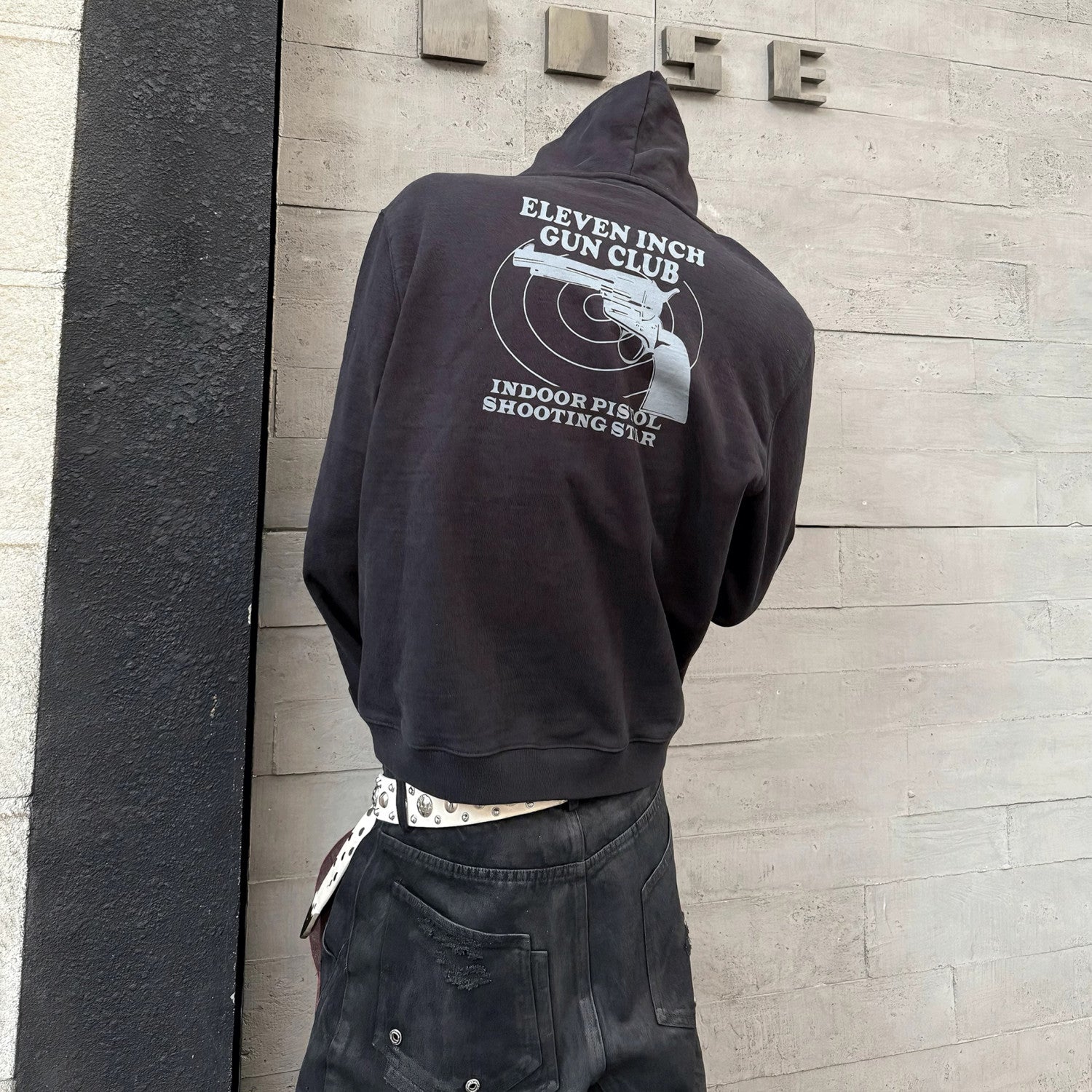 Vetements Men's Dark Style Pistol Print High Street Trend  Loose Pullover Hoodie Spring And Autumn Fashion Embroidered Letter Sweatshirt Ngvp #9982