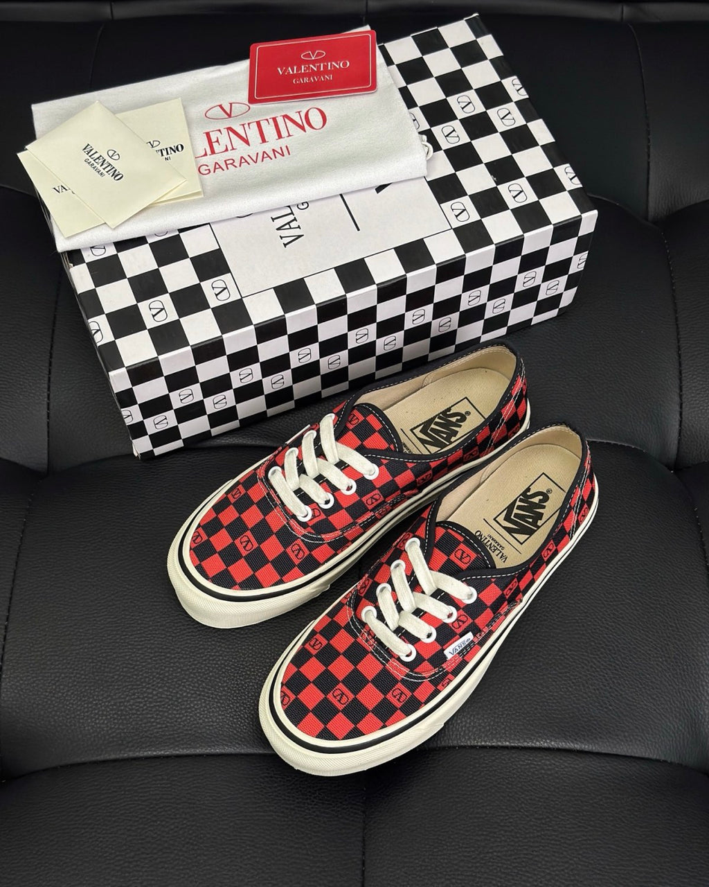 Valentino X VANS Joint Women's and Men's Sneakers Printed Style #333072