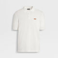Ermenegildo Zegna Men's Summer Solid Color Breathable Beaded Cotton Fabric Polo Neck Short Sleeve T-Shirt #76929