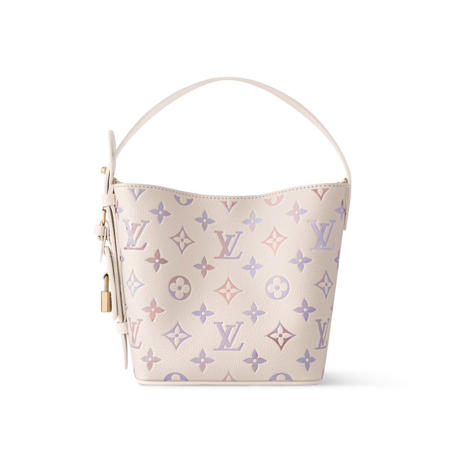 Louis Vuitton All In BB Women's Watercolor Gradient Logo Print Embossed Grained Cowhide Leather Shoulder Bag Crossbody Handbag Tote Bags #78126