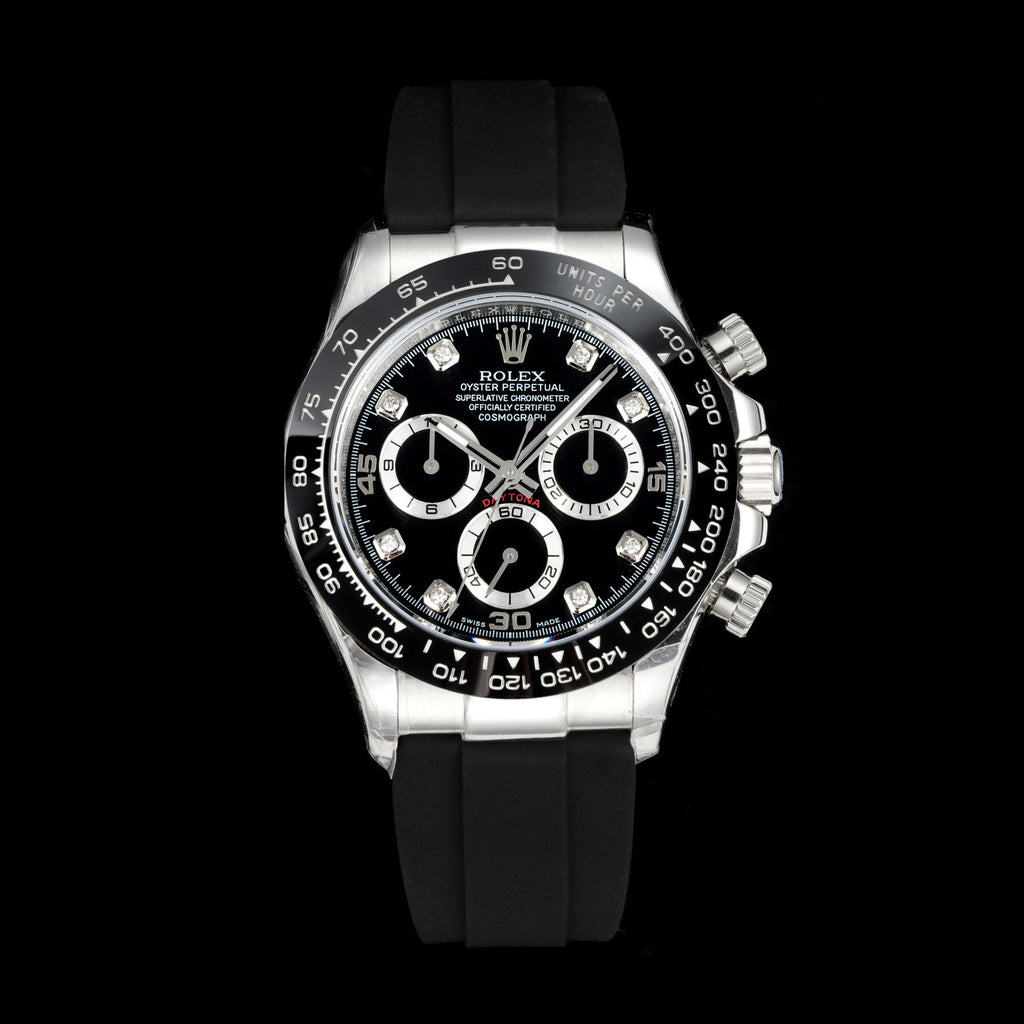 Rolex Men's Classic Solid Color Strap Round Dial Classic Fashion Automatic Mechanical Watch #78121