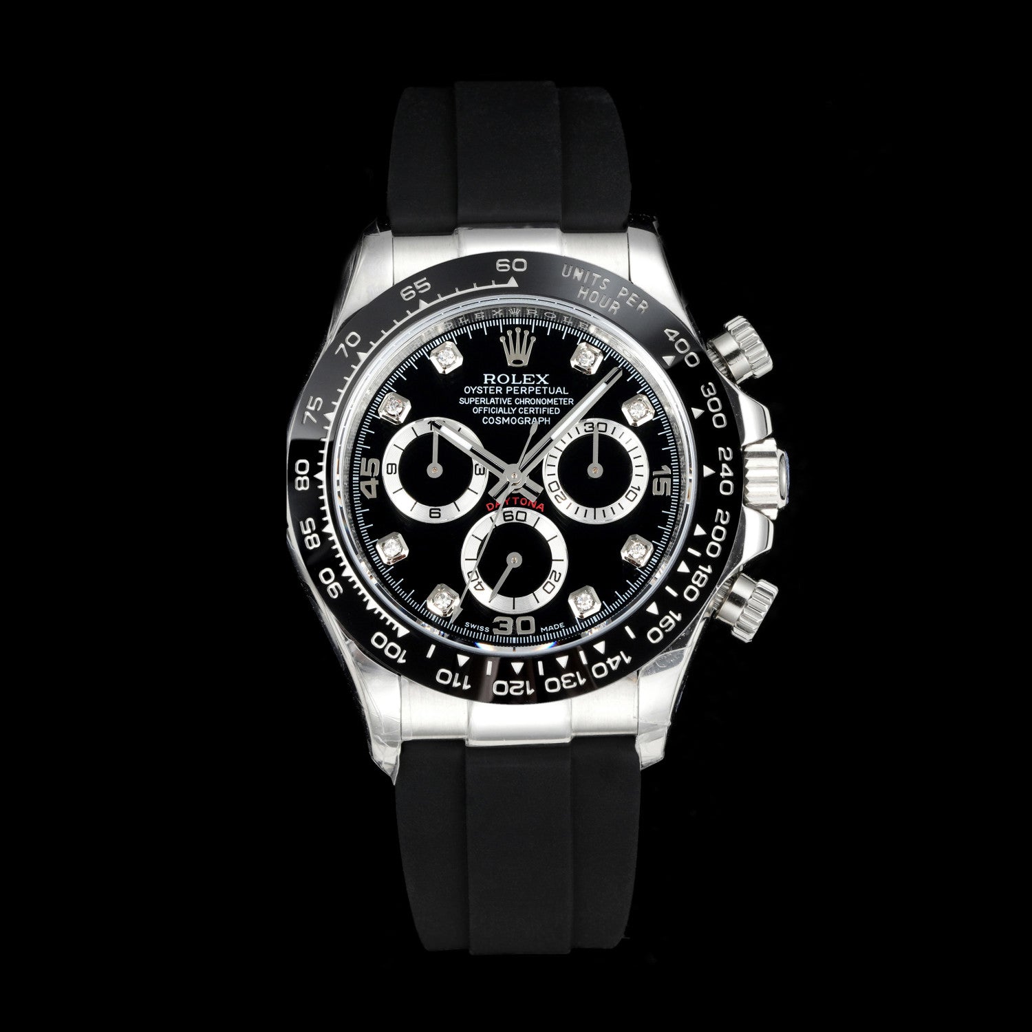 Rolex Men's Classic Solid Color Strap Round Dial Classic Fashion Automatic Mechanical Watch #78121