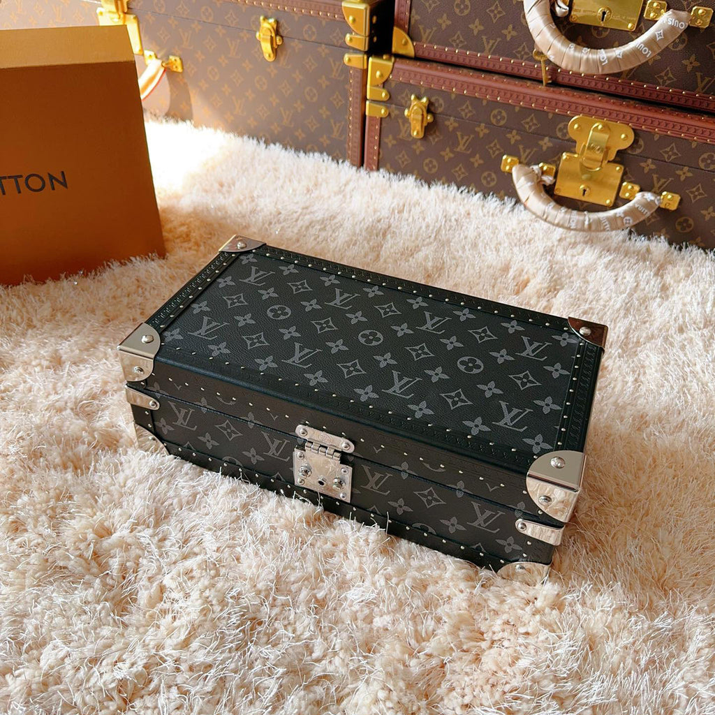Louis Vuitton Men's and Women's Solid Colour Classic Printed Canvas Watch Storage Box Bag Bags (please Contact Customer Service To Select Colors Before Purchasing.) #77994