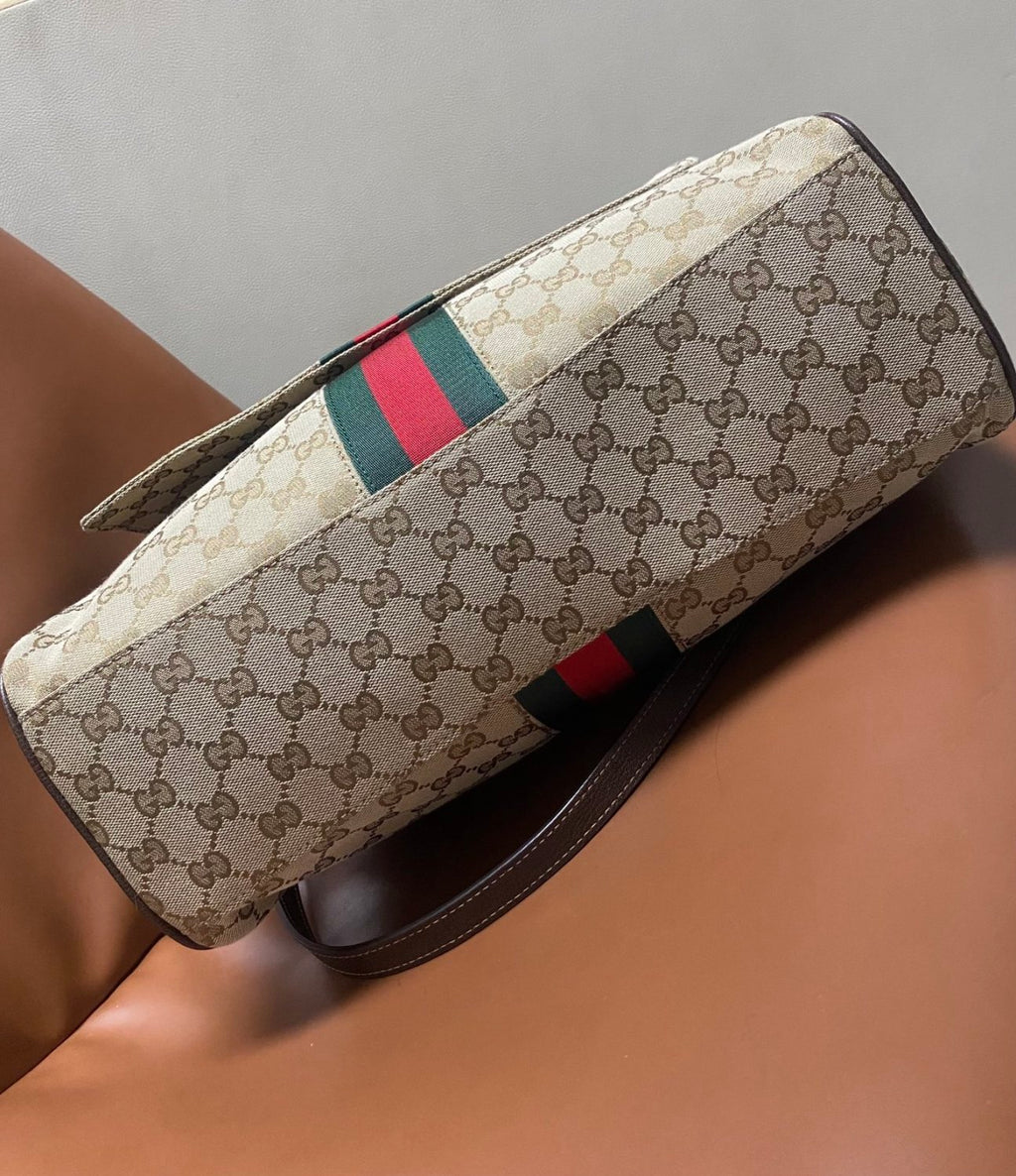 GUCCI Paparazzo Large Top Handle Bag Leather #383704