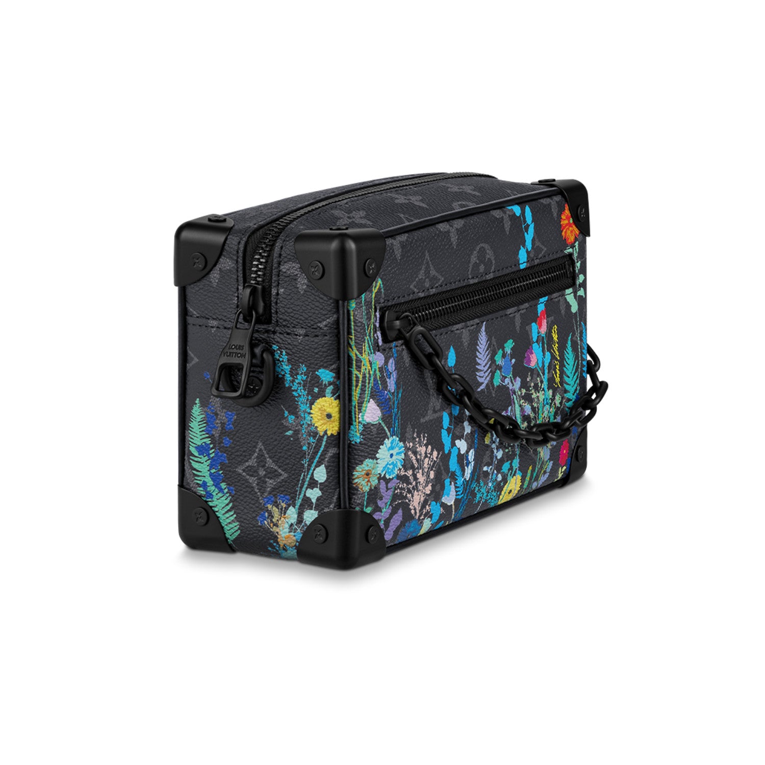 Louis Vuitton Mini SOFT TRUNK  Men's And Women's Classic Vintage Floral Print Zipper Clutch Bag Shoulder Bag  Chain Bag Crossbody Bag  Bags M69072 #79151