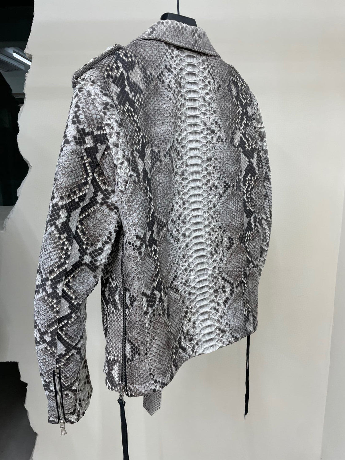 Amiri Leather Long Sleeve Jacket Coat Ngvp #6667
