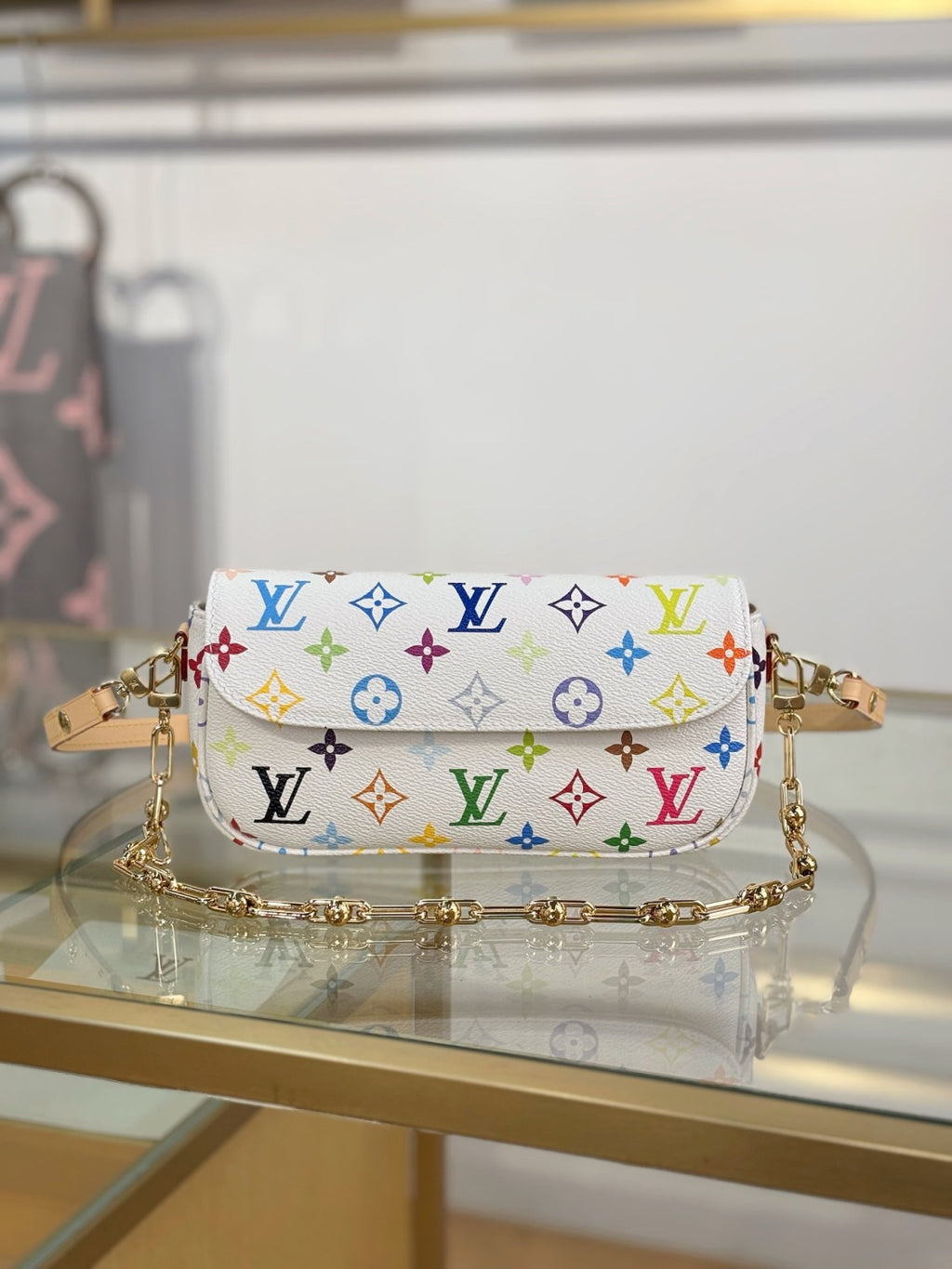 LOUIS VUITTON LV x TM Wallet On Chain Ivy Other Monogram Canvas M27492 #376336