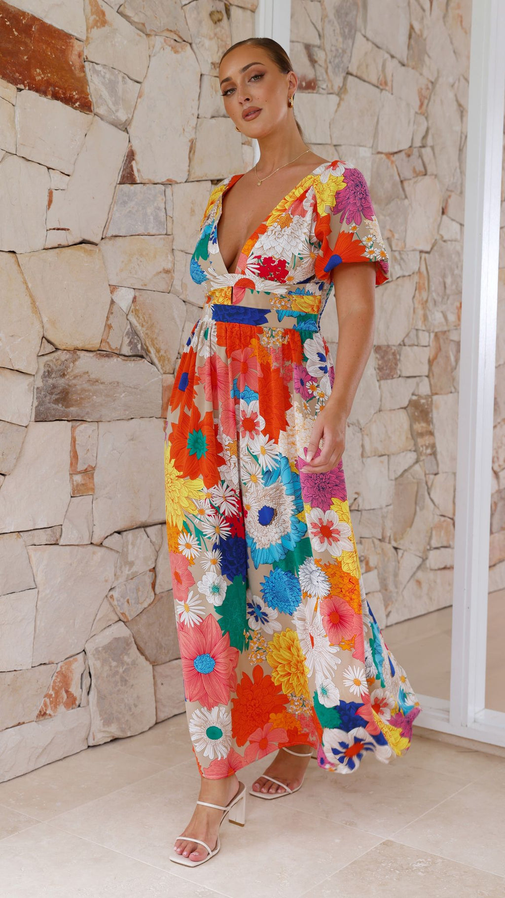 Baker Maxi Dress - Multi Floral