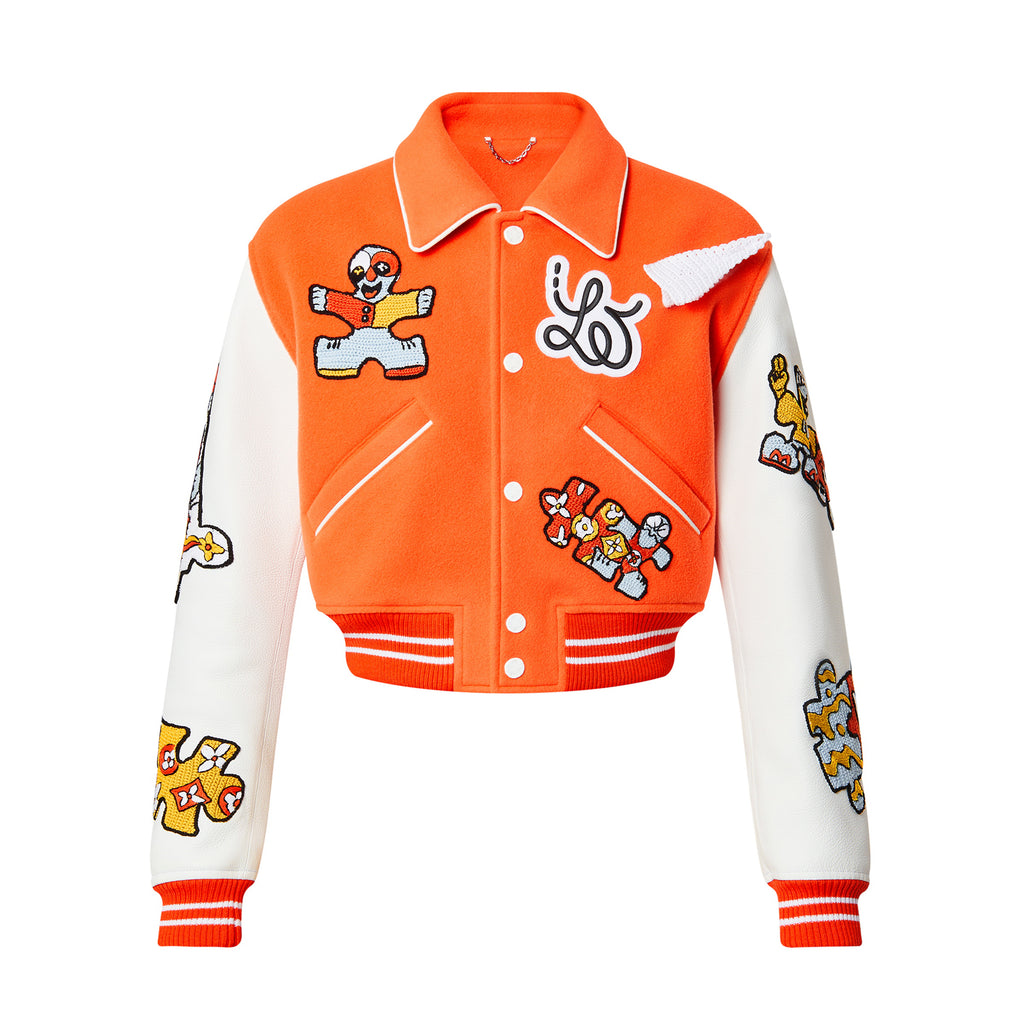 Louis Vuitton Mini Varsity Blouson Colour Blocked Baseball Jacket #96269