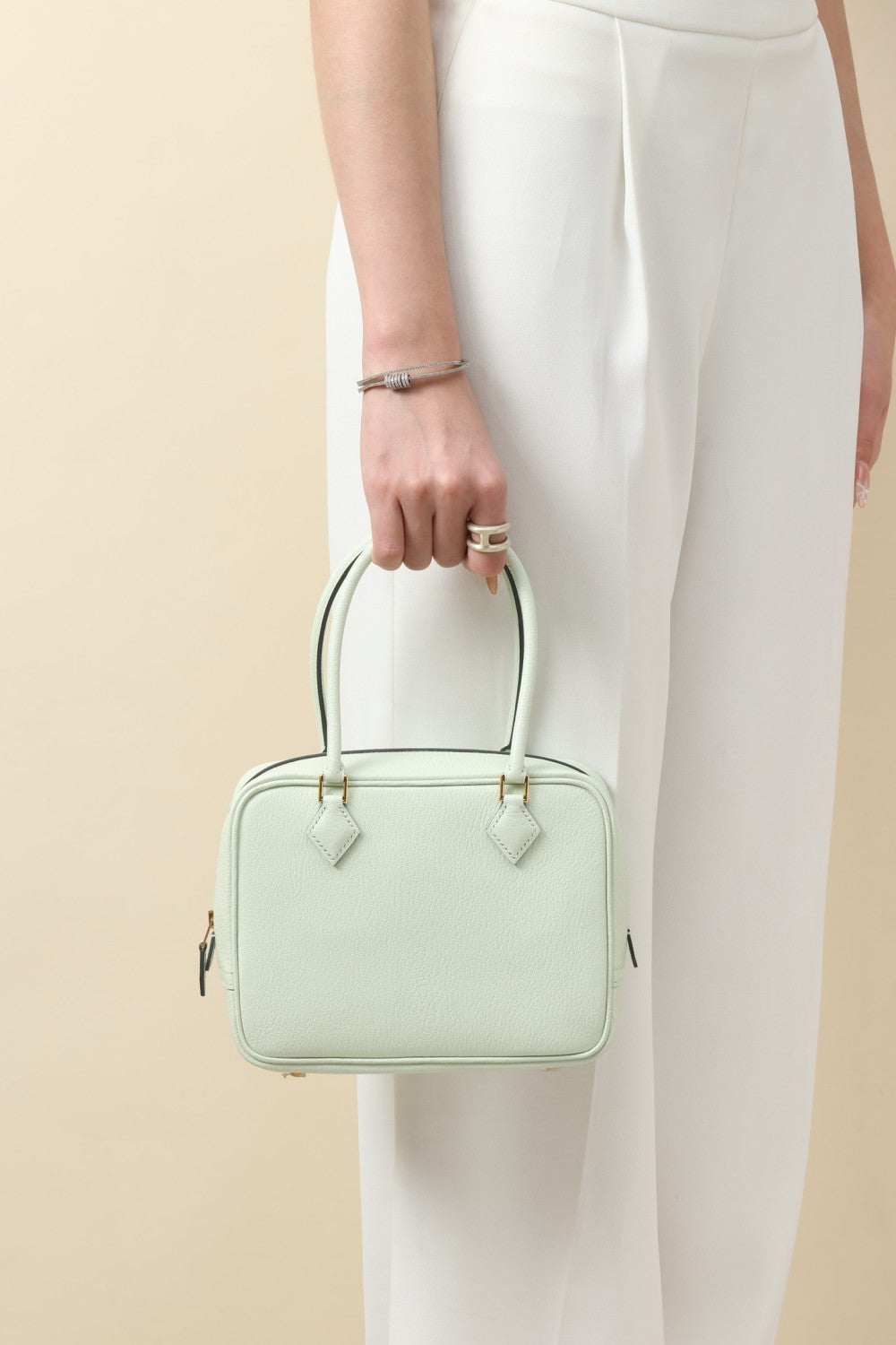 Hermes Plume 21 Mini Handbag Goatskin Tote Bag Solid Colour Fashionable And Elegant Crossbody Bag Luxury Square Clutch Bags Pl200230 #197374