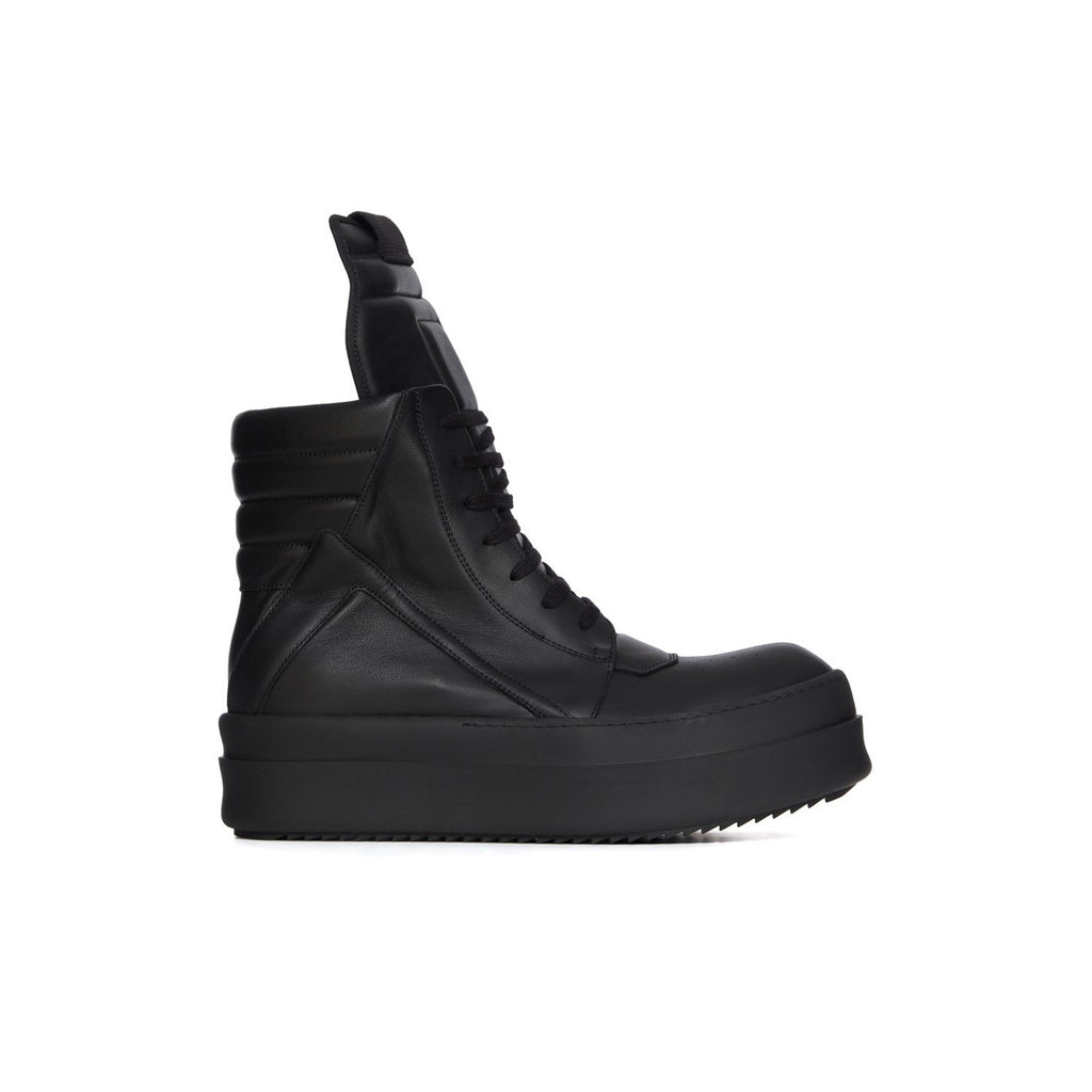 Rick Owens Men's And Women's Fall/winter Fashion Casual Round Toe Lace Up High Top Thick Sole Side Zip Sneakers Shoes #79252