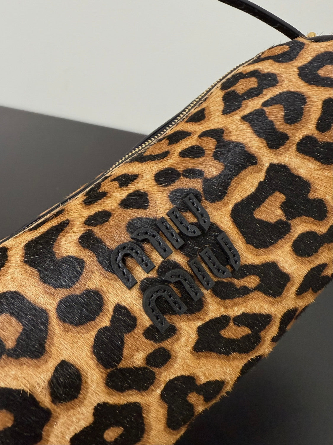 MiuMiu Honey Printed Leather Pouch #334715