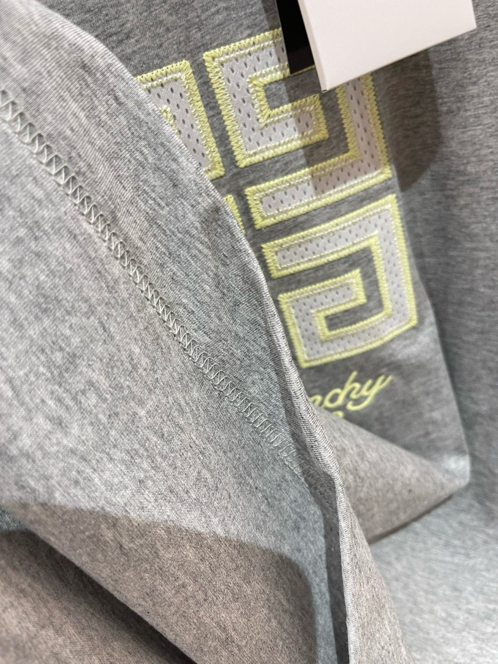 Givenchy Men's Summer Embroidered Logo Solid Colour Letter Round Neck Cotton Short Sleeve T-Shirt #99345