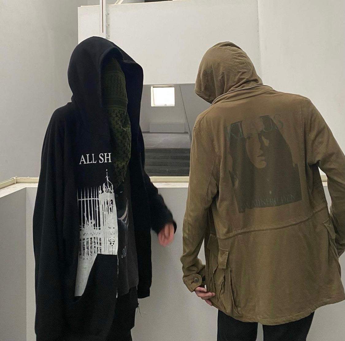 Raf Simons Men's Women's Vintage Loose Cardigan Sweatshirt Letter Printed High Street Trend Hooded Sweatshirt Jacket Ngvp #1629