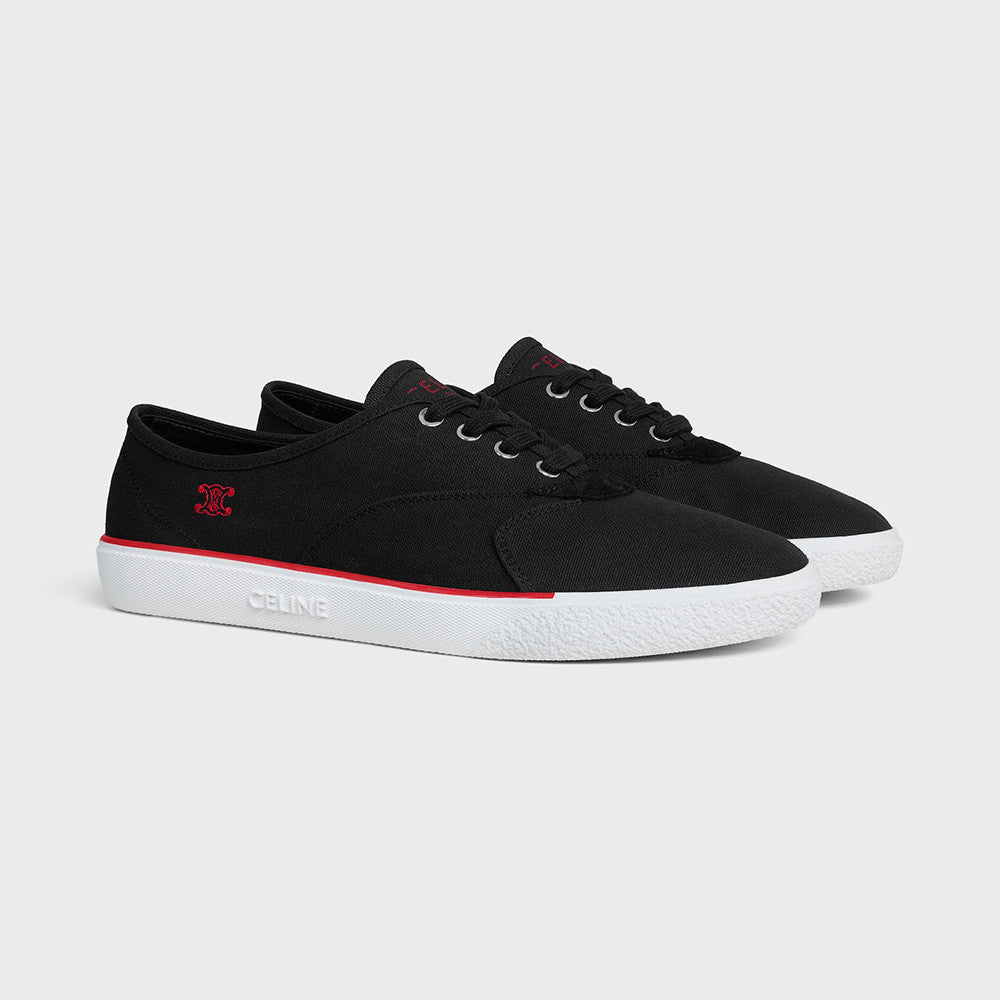 CELINE ALAN SNEAKER IN CANVAS AND SUEDE CALFSKIN #386821