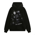 Raf Simons Men's Autumn And Winter Portrait Letter Print Os Loose Washed Sweatshirt Vibe Wind Hoodie High Street Trend Hooded Sweatshirt Ngvp #2459