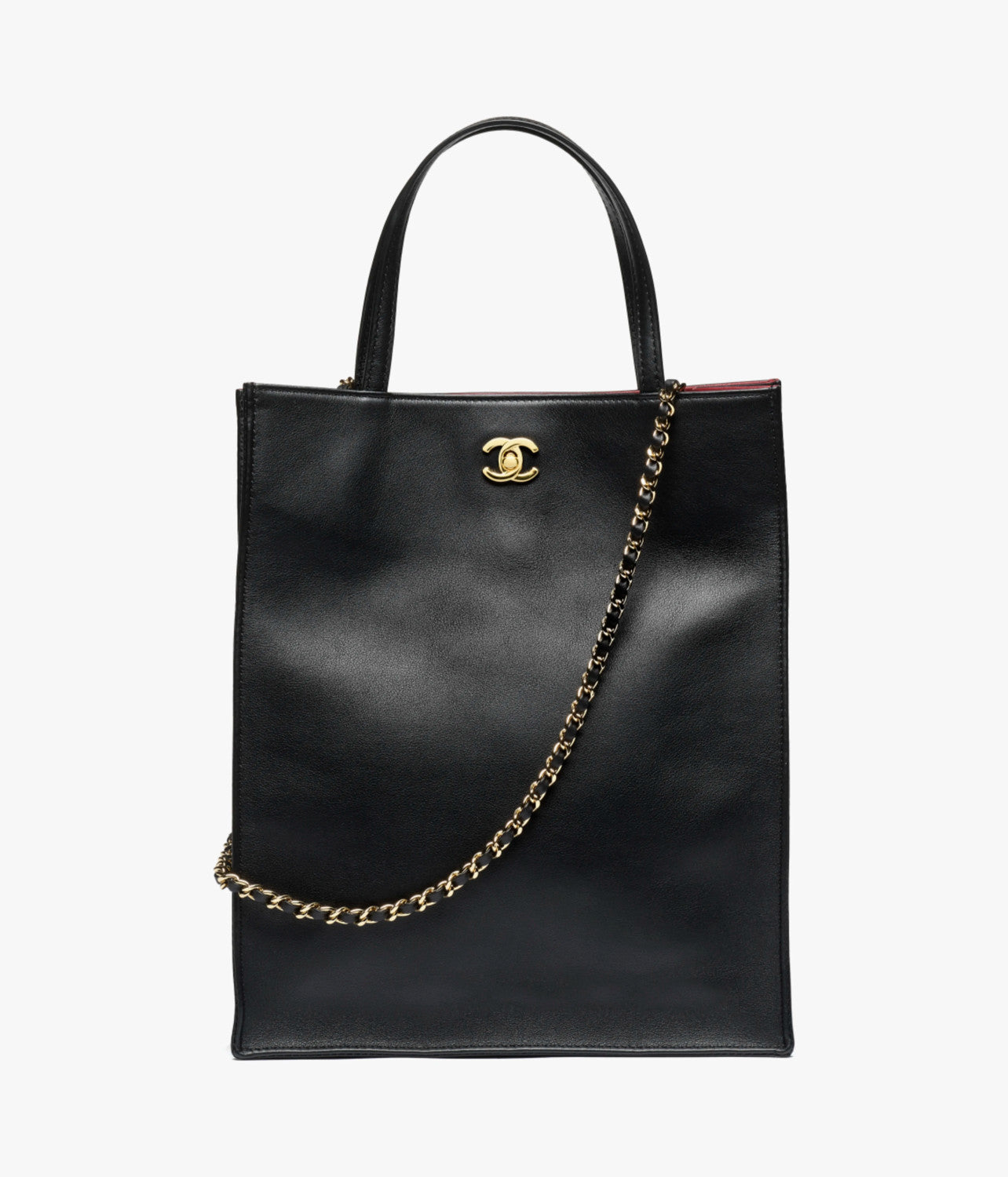 Chanel Small Shopping Bag In Calfskin With Gold-tone Hardware  Black 2026 Haute Artisanat Collection Rectangular Briefcase Bags AS6452 #197509