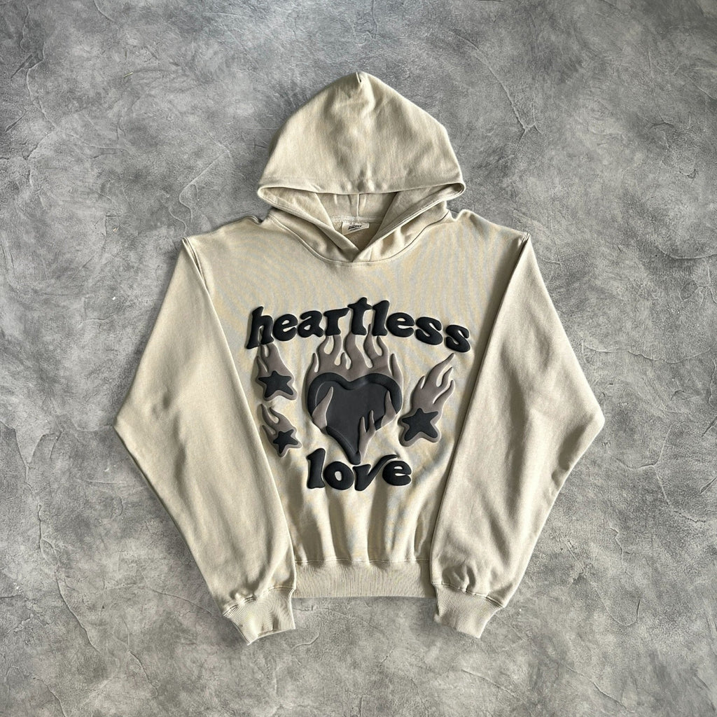 Broken Planet Heartless Love Hoodie Bone White