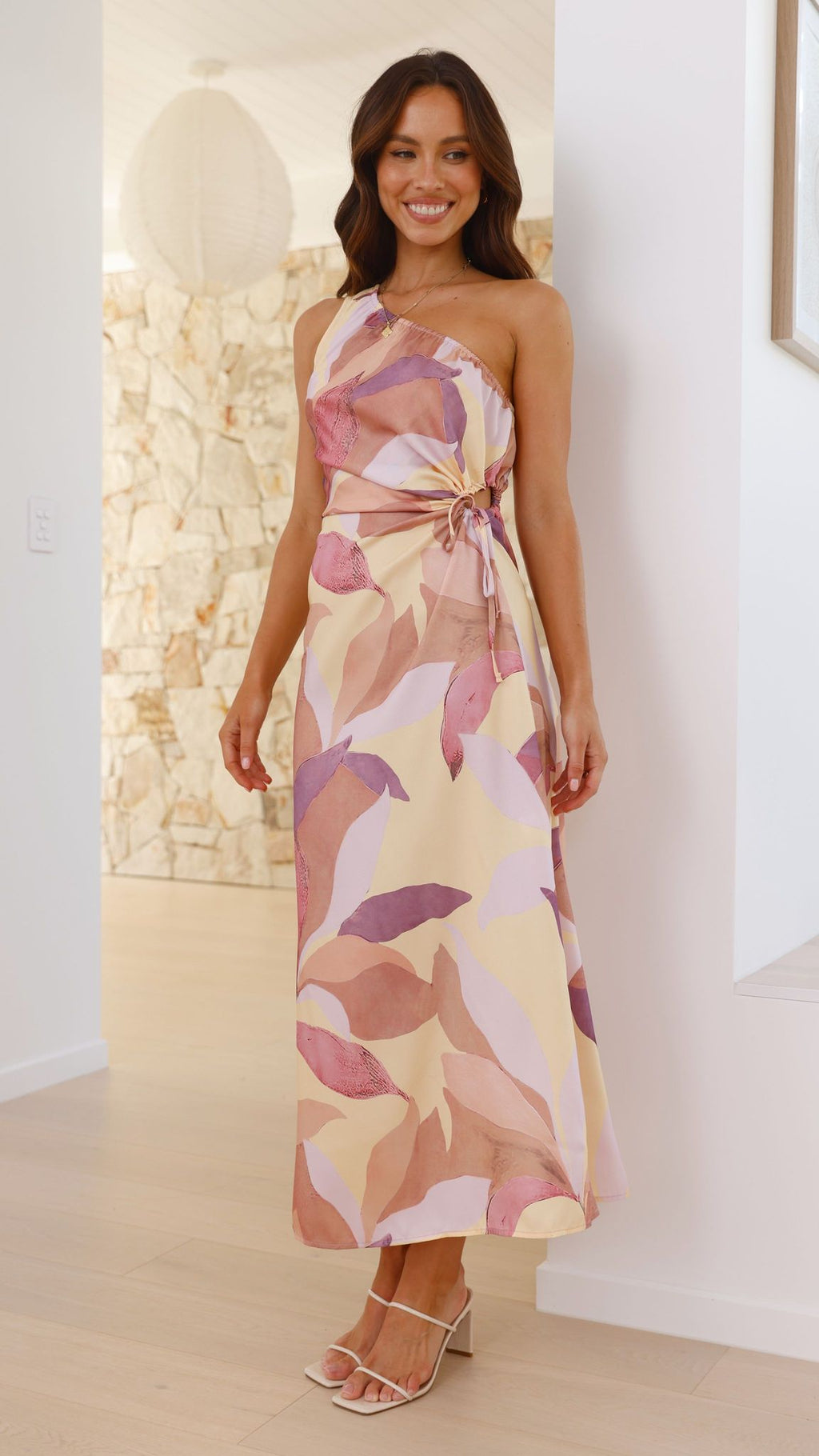Lana Maxi Dress - Pink/Purple Floral