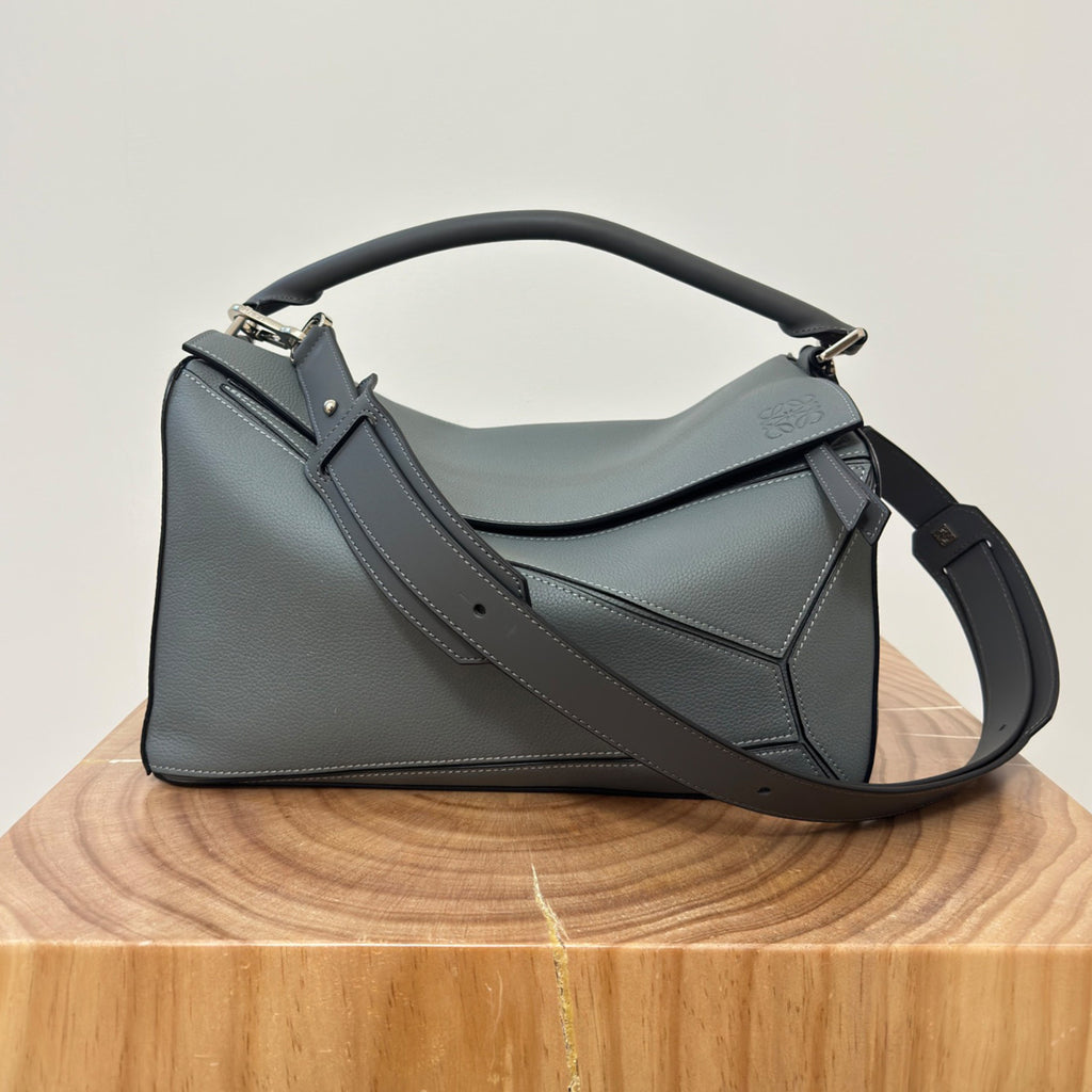 Loewe Large Classic Puzzle Cowhide Handbags Men Women Fashion Geometric Casual Temperament Commuter Crossbody Bag Bags B510P00X05 #71934