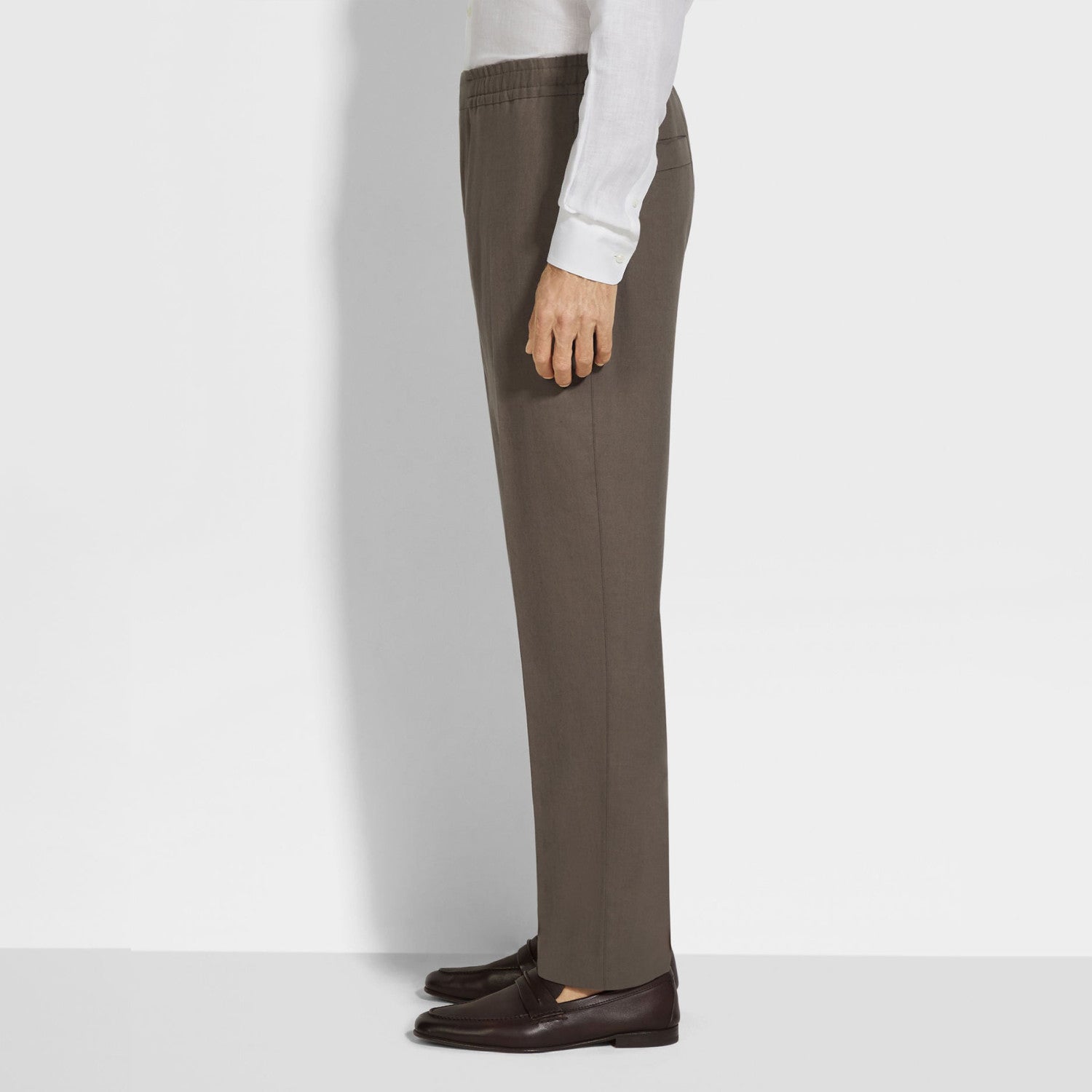 Ermenegildo Zegna Oasi Lino Oasis Linen Trousers Men's Spring And Summer Fashion Casual Comfortable Straight Trousers  Pants Ngvp #1575