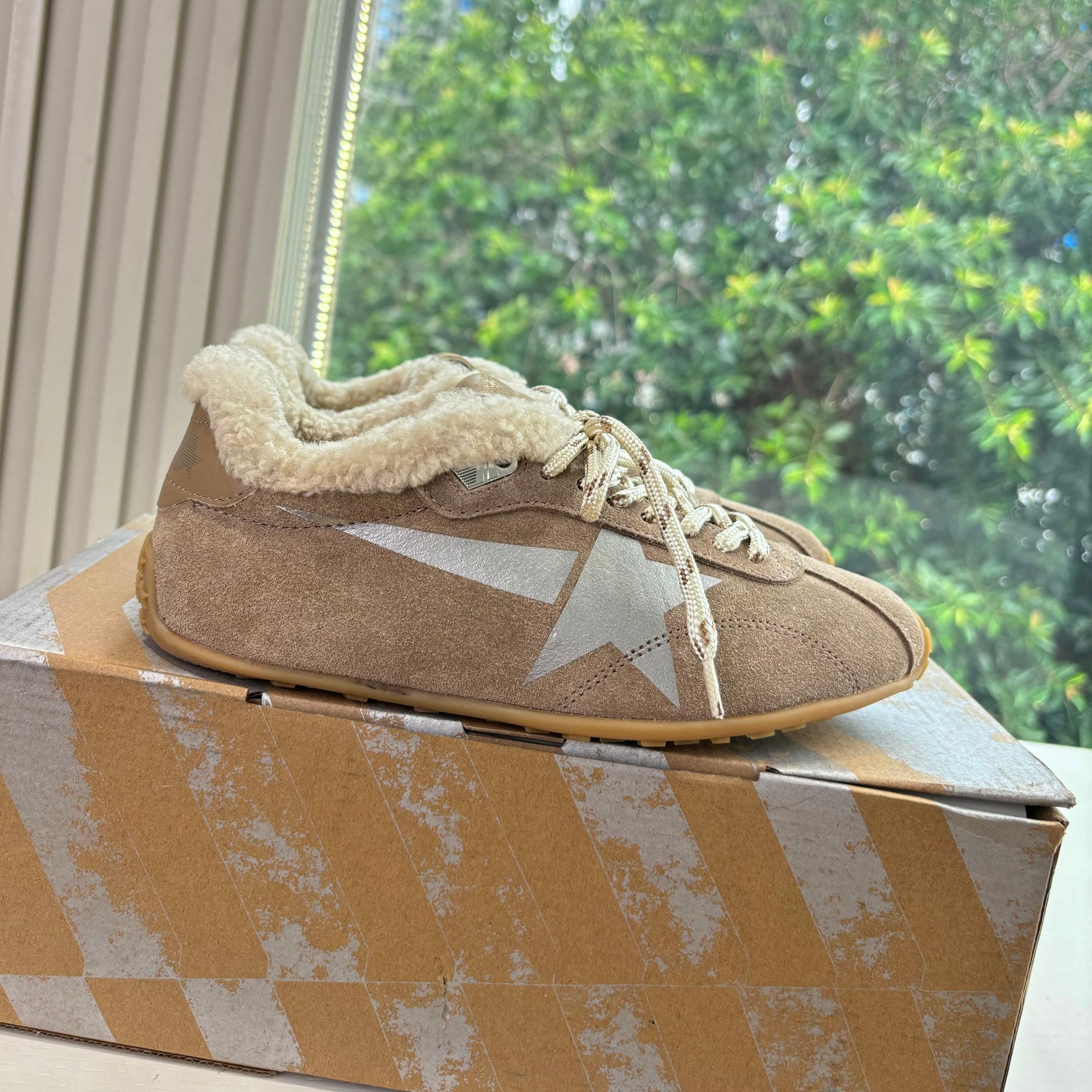 Golden Goose Women's Spring/Fall Fashion Casual Round Toe Lace Up Leather Suede Low Top Flat Slip On Sneakers Shoes #78915