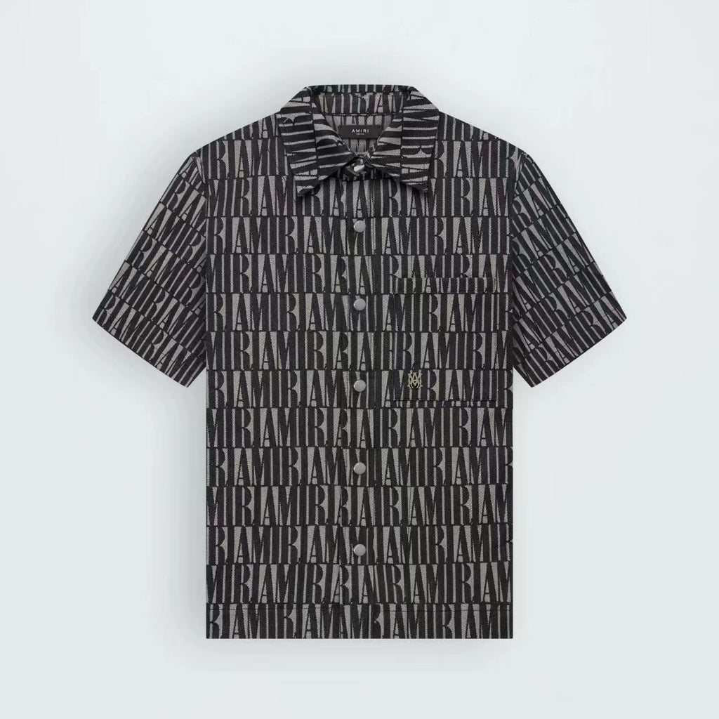 Amiri Short sleeved buttoned shirt T-shirt #94741